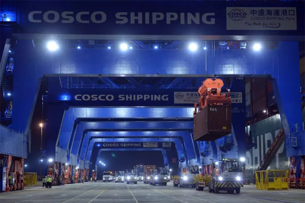 中远海运港口Q1净利9188.7万美元 拟出售太仓国际集装箱码头股权